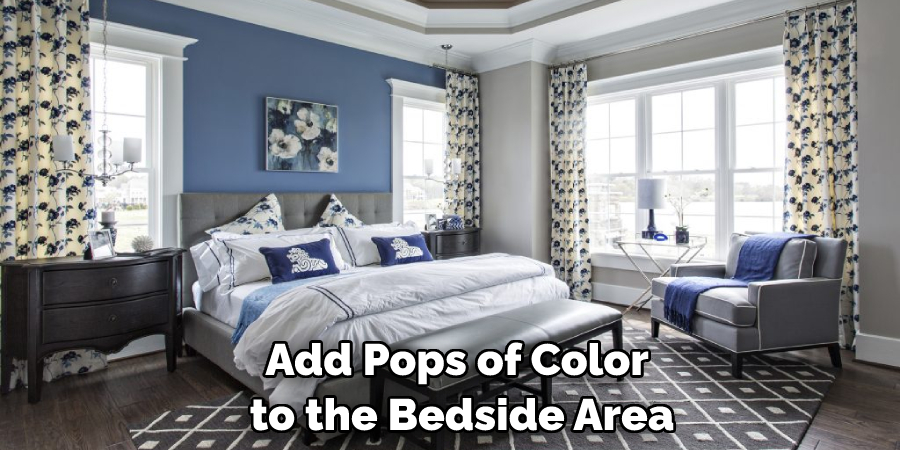 Add Pops of Color to the Bedside Area