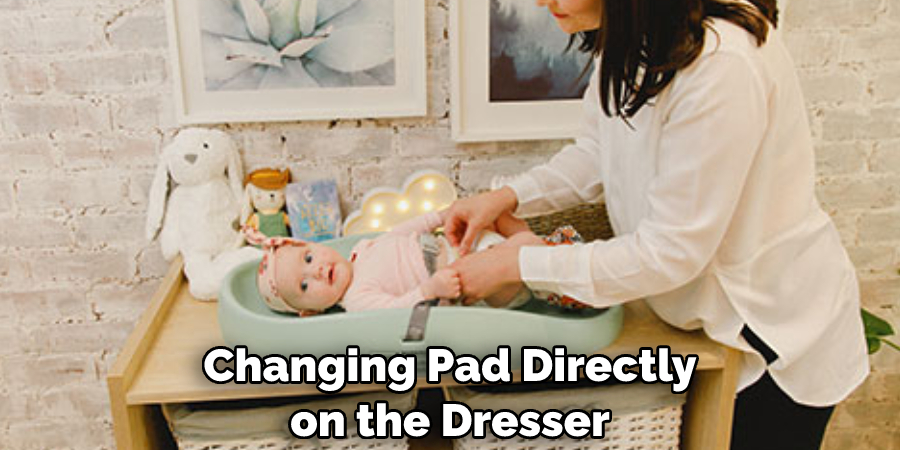 Changing Pad Directly on the Dresser