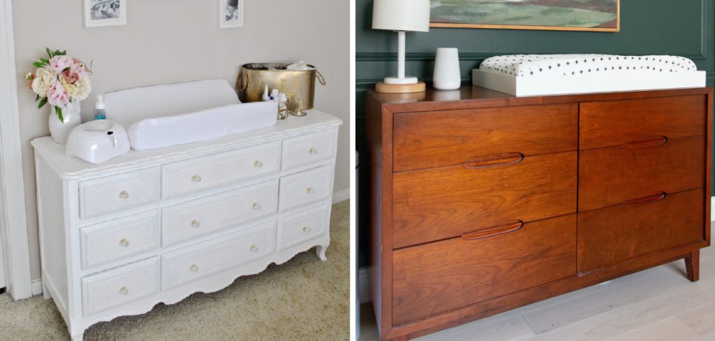 How to Attach Changing Pad to Dresser