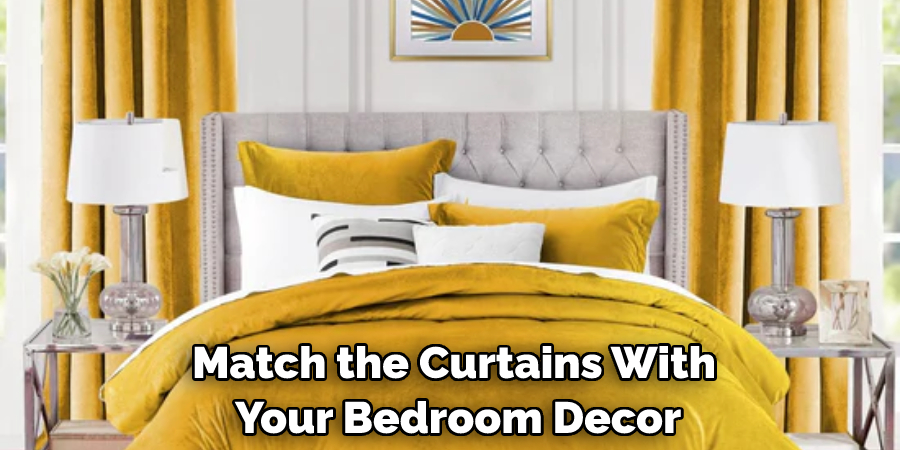 Match the Curtains With Your Bedroom Décor