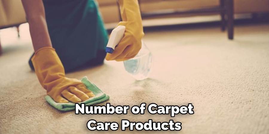 Number of Carpet Care Products