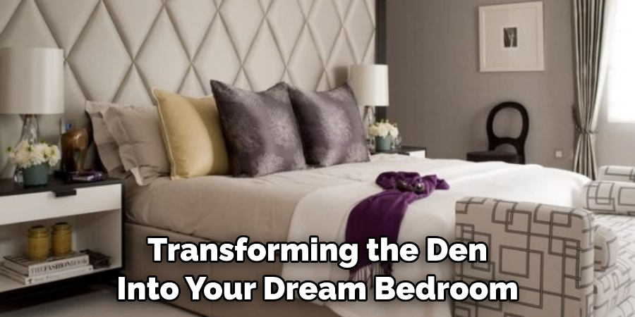 Transforming the Den Into Your Dream Bedroom