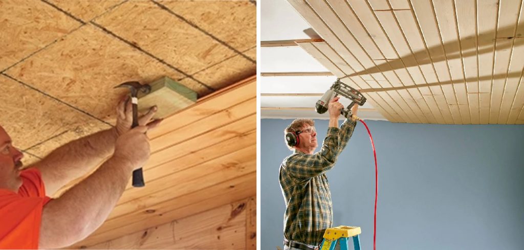 How to Install Wood Flooring on Ceiling