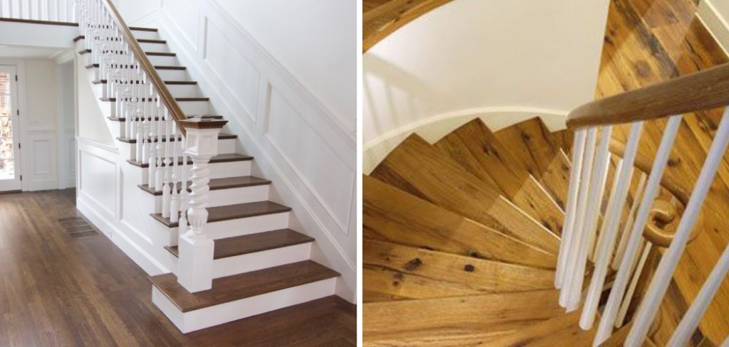 How to Stain Stairs to Match Floor