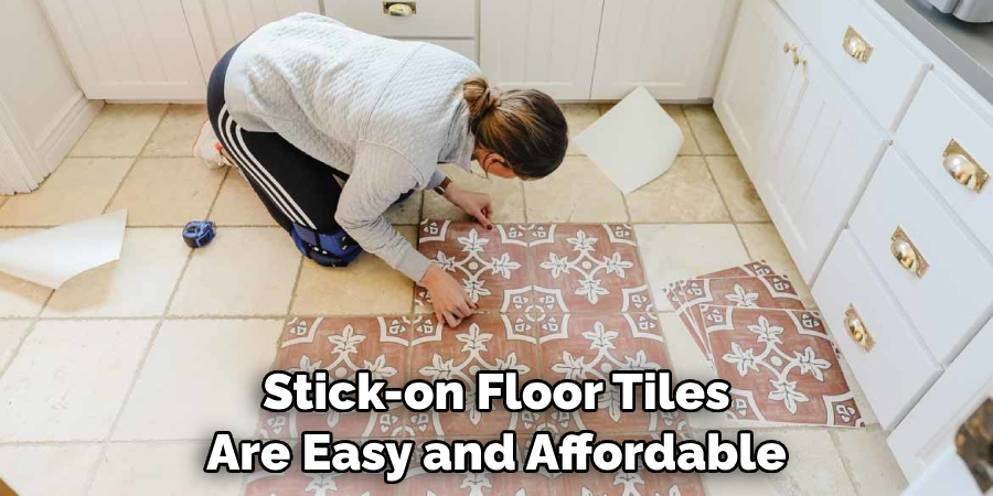 Stick-on Floor Tiles Are Easy and Affordable 