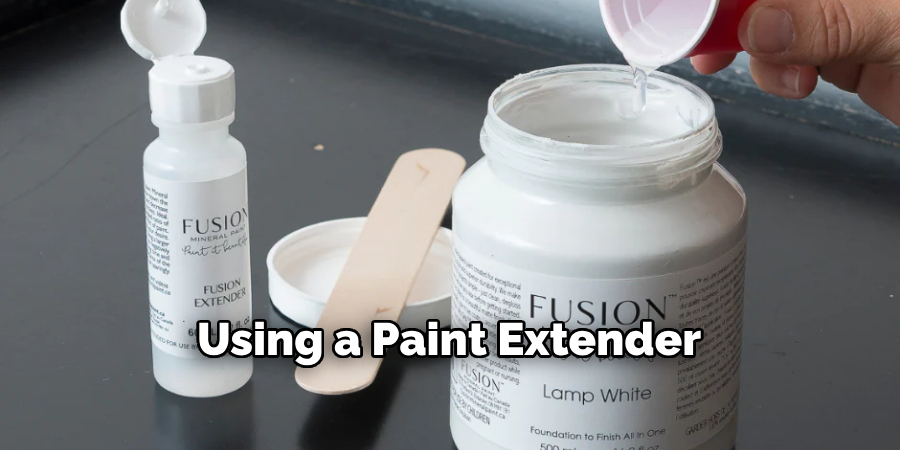  Using a Paint Extender