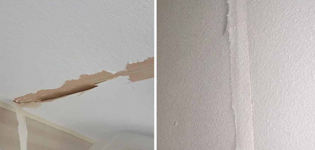 How to Repair Loose Drywall Tape on Ceiling