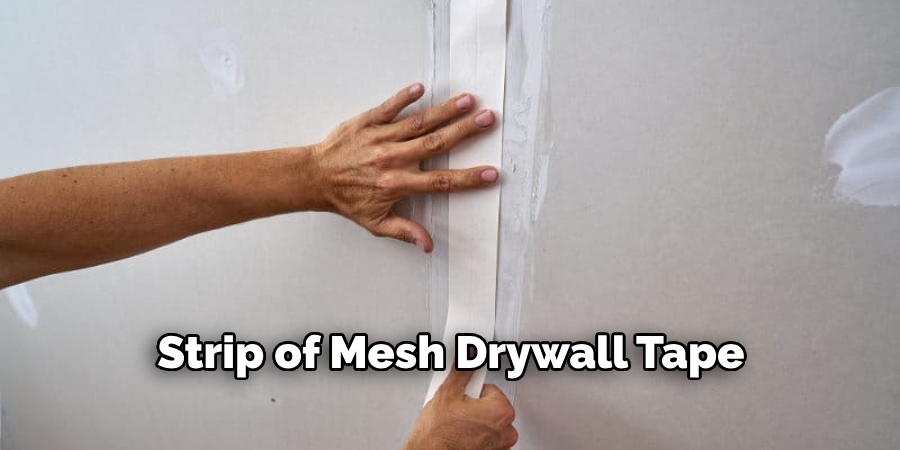 Strip of Mesh Drywall Tape 