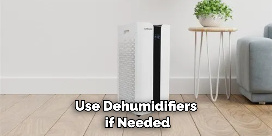 Use Dehumidifiers if Needed