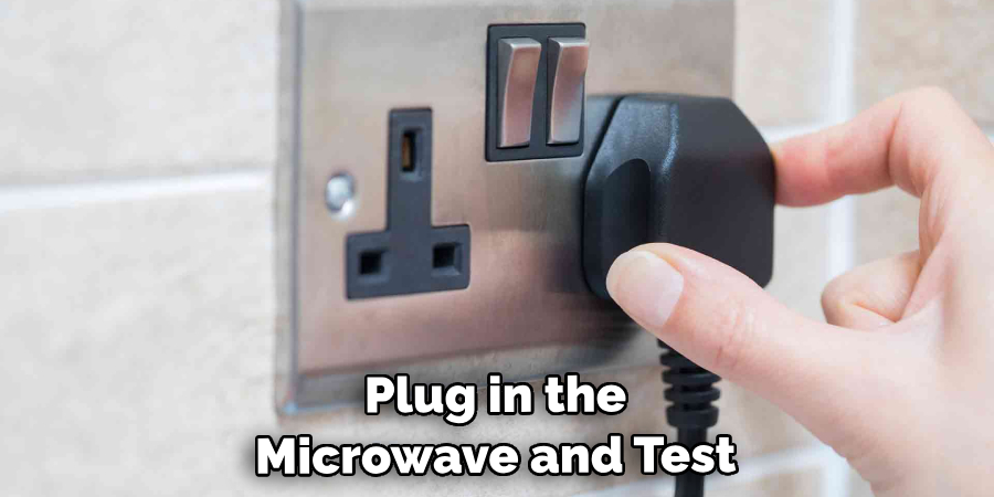 Plug in the Microwave and Test