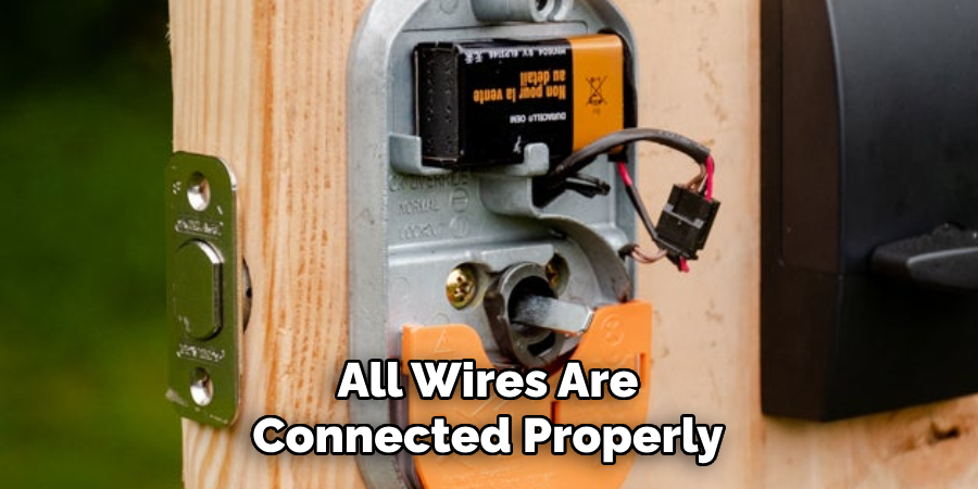 All Wires Are Connected Properly