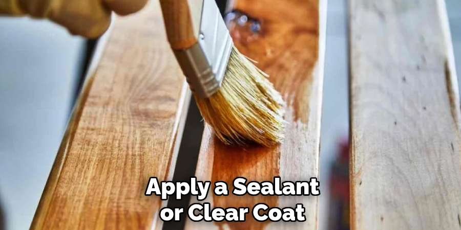 Apply a Sealant or Clear Coat