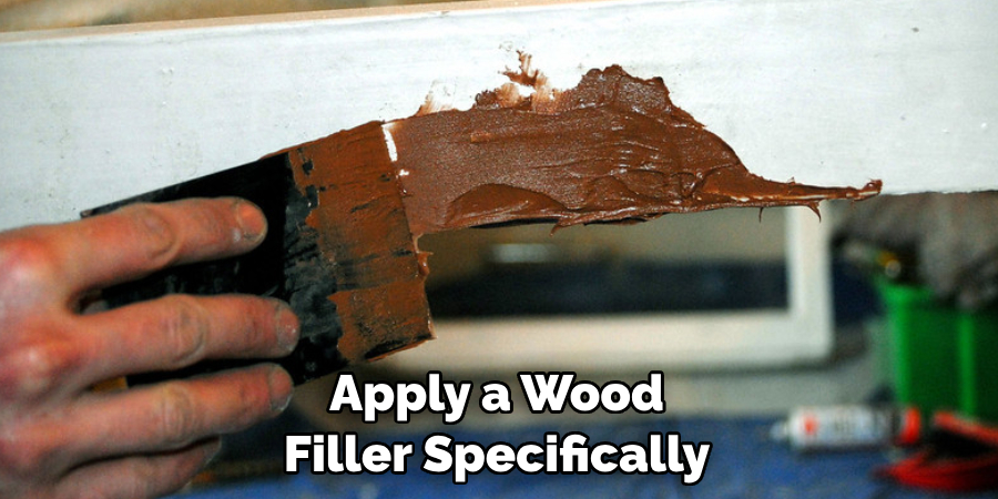 Apply a Wood Filler Specifically