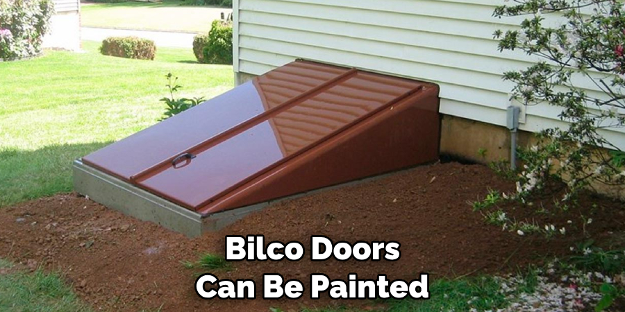 Bilco Doors Can Be Painted