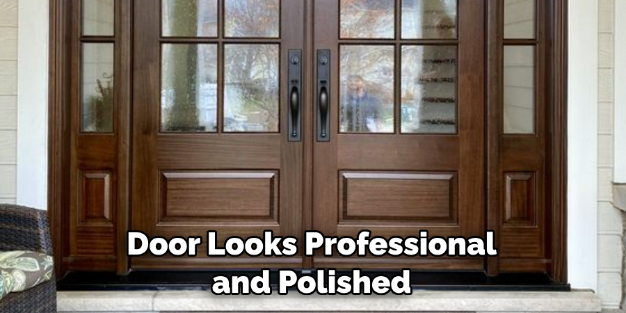 Door Looks Professional and Polished
