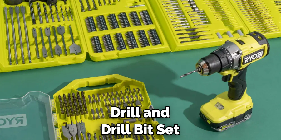 Drill and Drill Bit Set