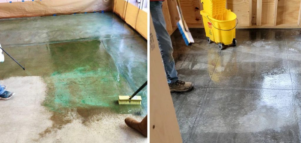 How to Clean Acid Stained Concrete Floors