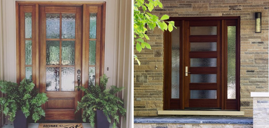 How to Cover Glass Front Door for Privacy