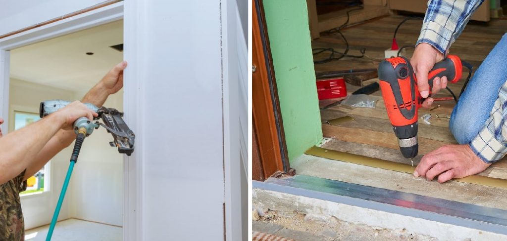 How to Fix a Drafty Door Frame