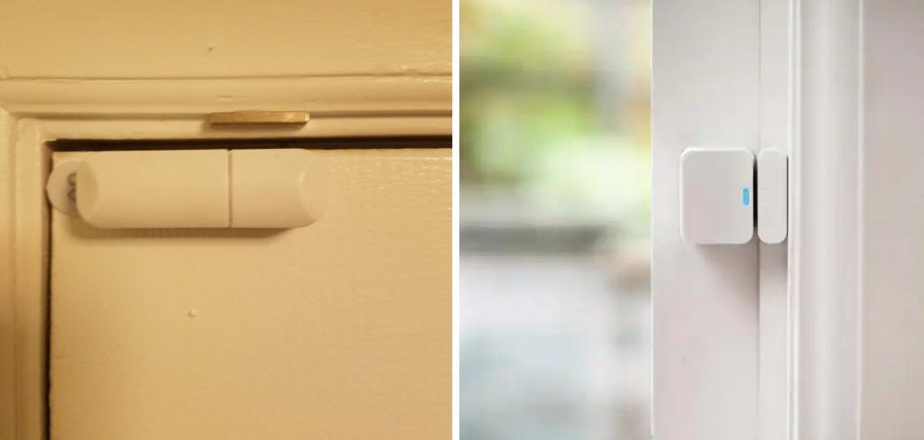 How to Install Simplisafe Entry Sensor on Door With Mold