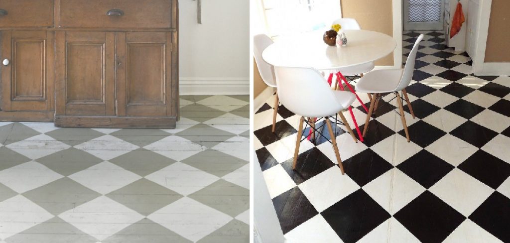 How to Paint a Checkerboard Floor