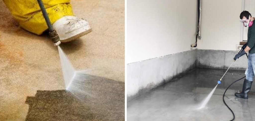 How to Pressure Wash Garage Floor Without Getting Walls Wet