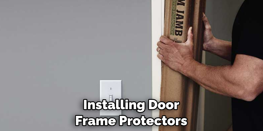Installing Door Frame Protectors