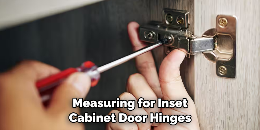 Measuring for Inset Cabinet Door Hinges