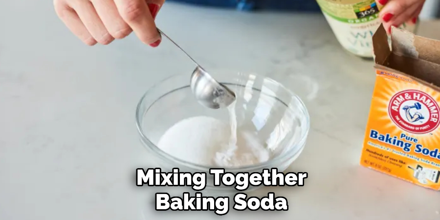 Mixing Together Baking Soda