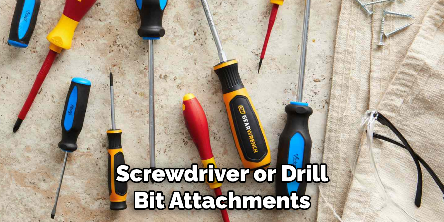 Screwdriver or Drill Bit Attachments