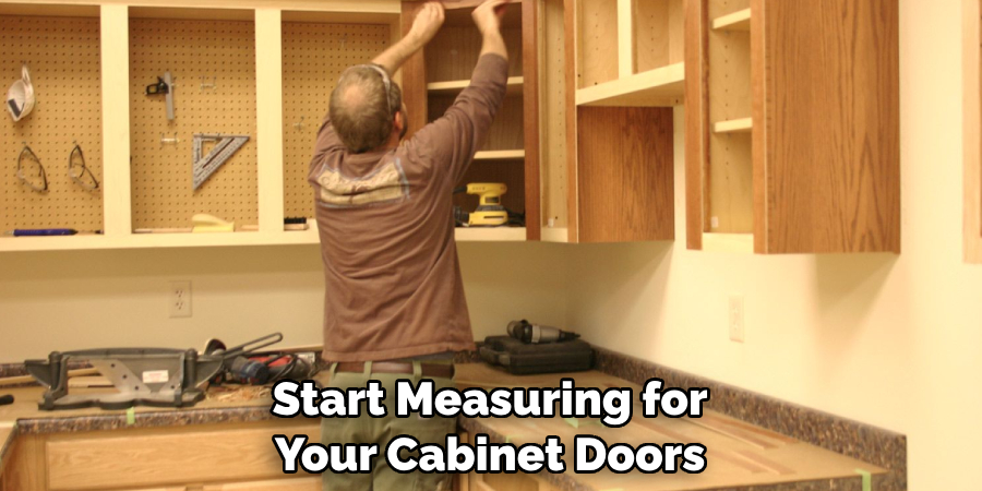 Start Measuring for Your Cabinet Doors