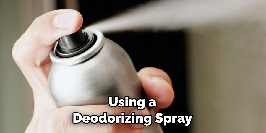 Using a Deodorizing Spray