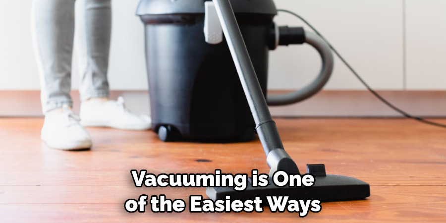 Vacuuming is One of the Easiest Ways