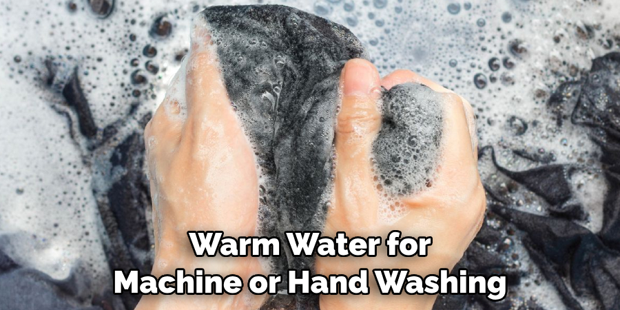 Warm Water for Machine or Hand Washing