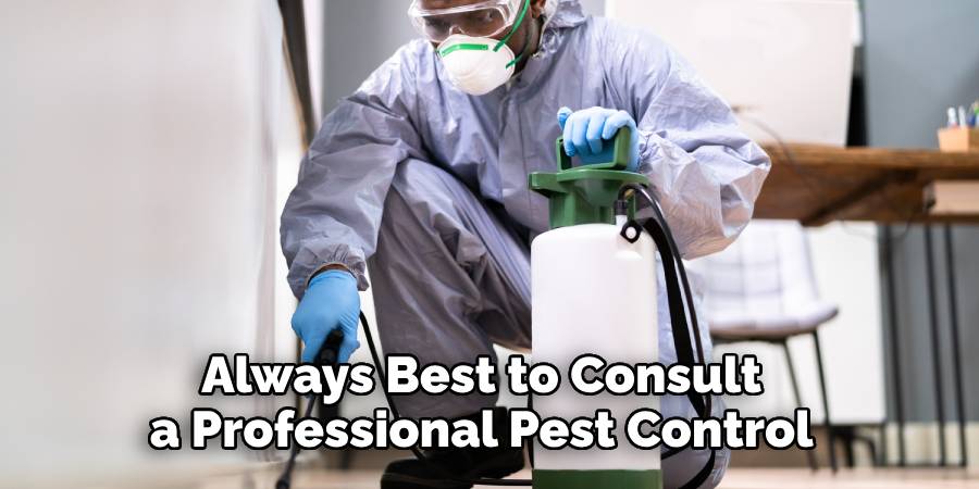 Always Best to Consult a Professional Pest Control