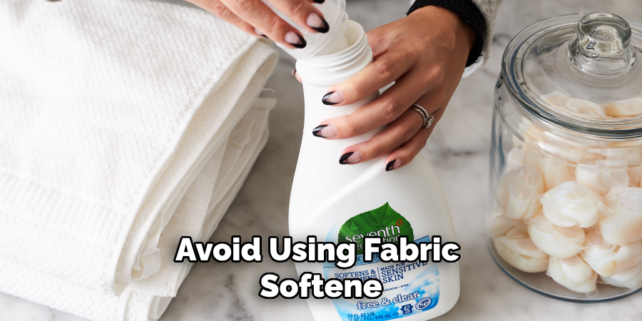 Avoid Using Fabric Softene
