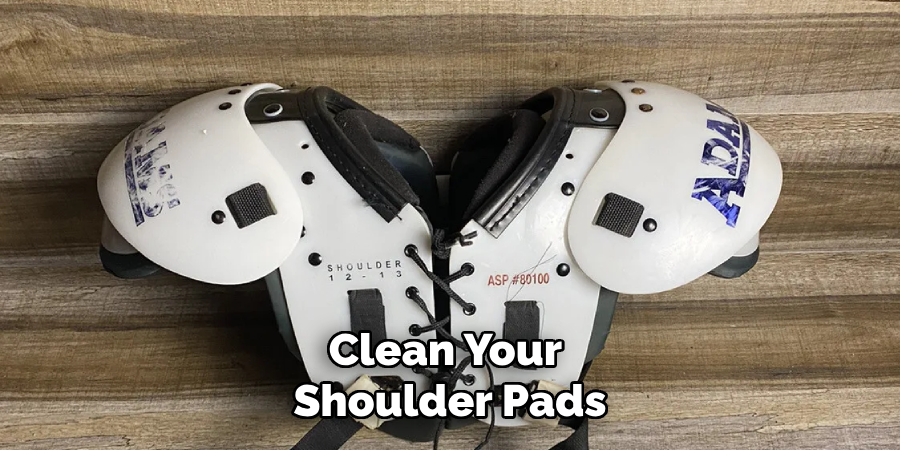 Clean Your Shoulder Pads