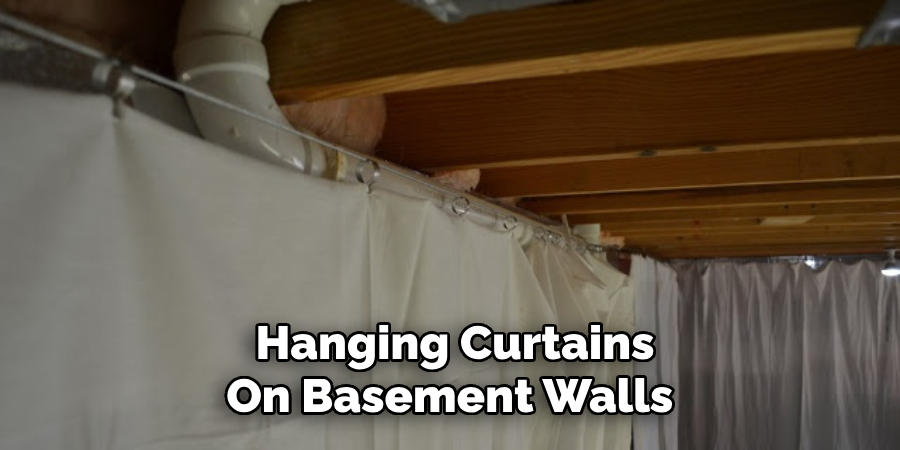 Hanging Curtains On Basement Walls 
