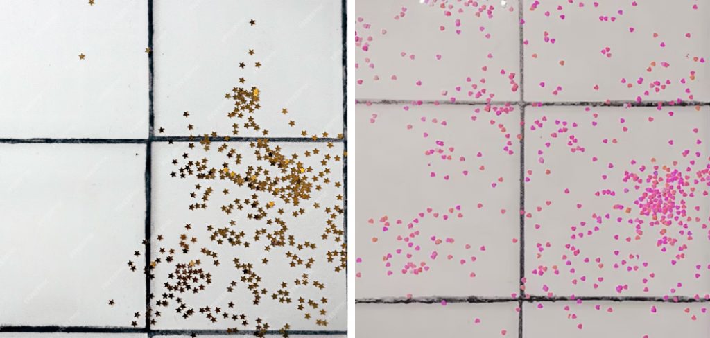 How to Remove Glitter From Tile Floor