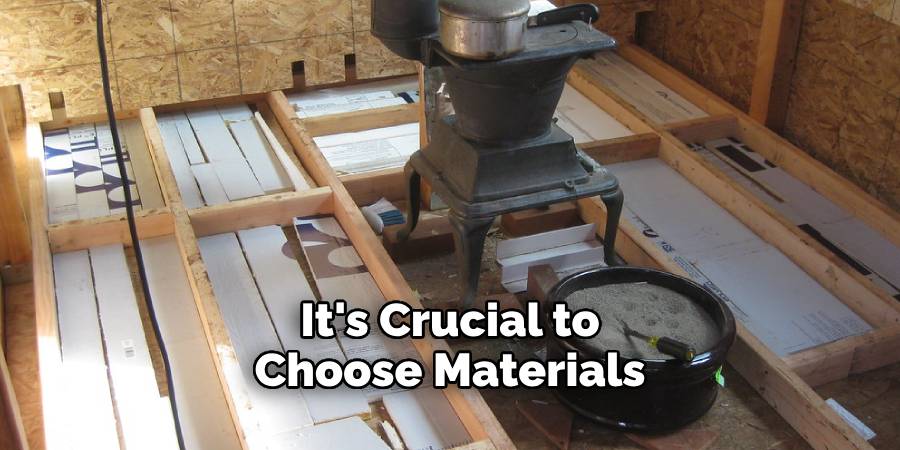 It's Crucial to Choose Materials