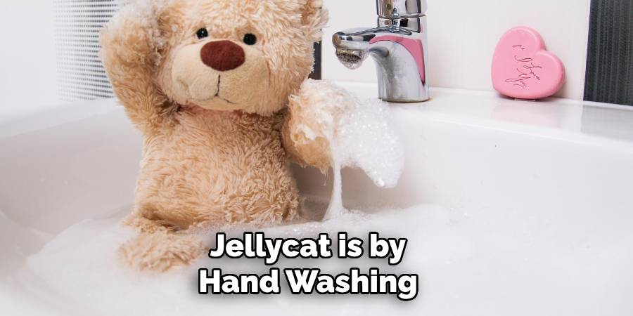 Jellycat is by Hand Washing