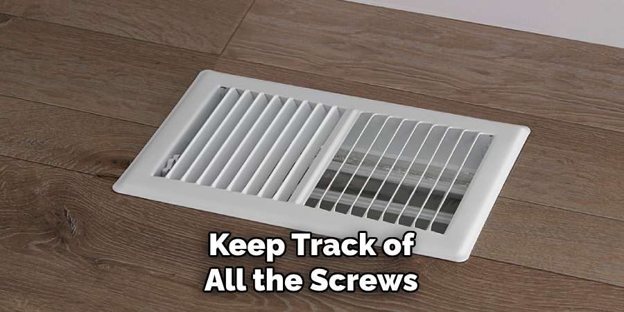 Keep Track of All the Screws