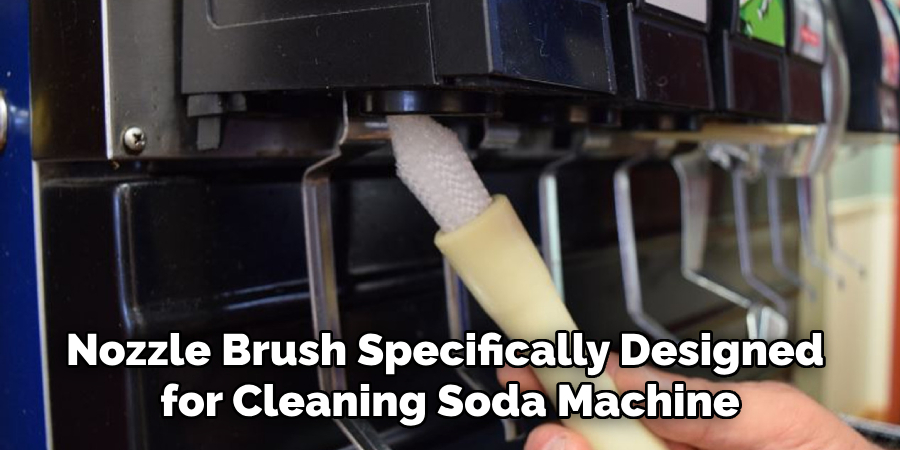 Nozzle Brush Specifically Designed for Cleaning Soda Machine