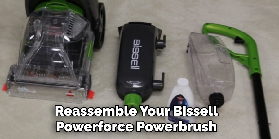 Reassemble Your Bissell Powerforce Powerbrush