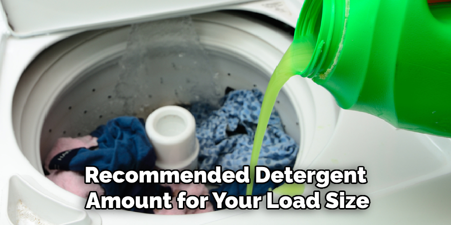 Recommended Detergent Amount for Your Load Size