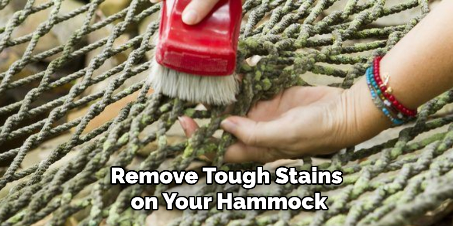 Remove Tough Stains on Your Hammock