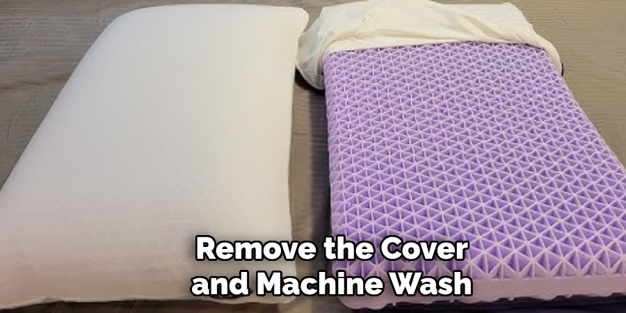 Remove the Cover and Machine Wash