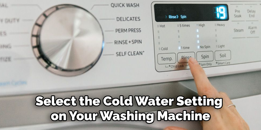 Select the Cold Water Setting on Your Washing Machine