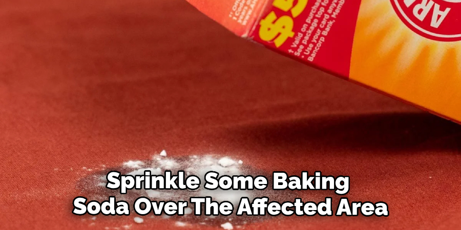 Sprinkle Some Baking Soda Over The Affected Area