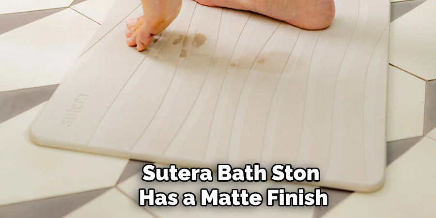 Sutera Bath Stone Has a Matte Finish